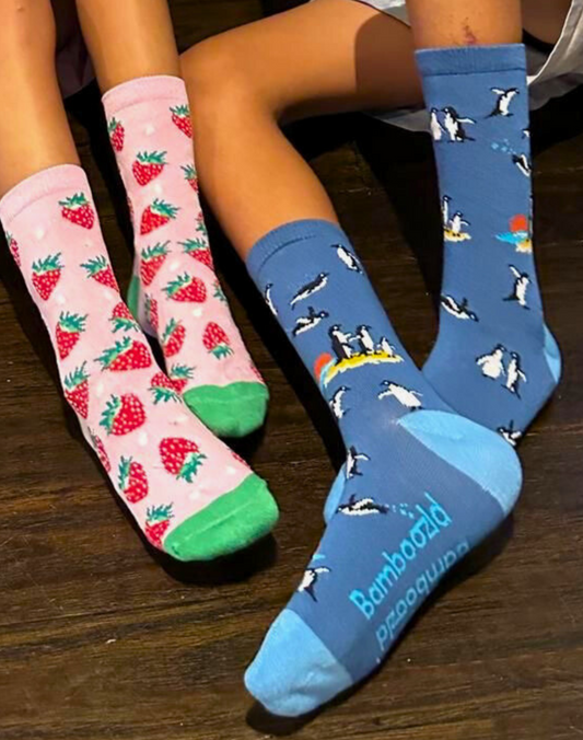 KIDS LITTLE PENGUINS BAMBOO SOCK