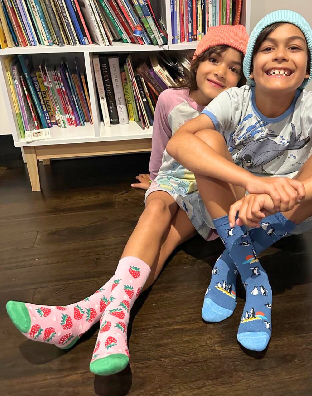 KIDS STRAWBERRIES BAMBOO SOCK