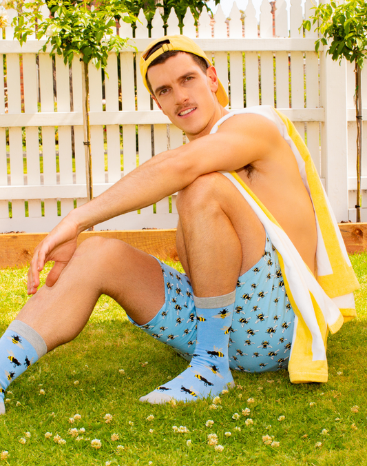 MENS BUMBLEBEE BAMBOO JERSEY SLEEP SHORT