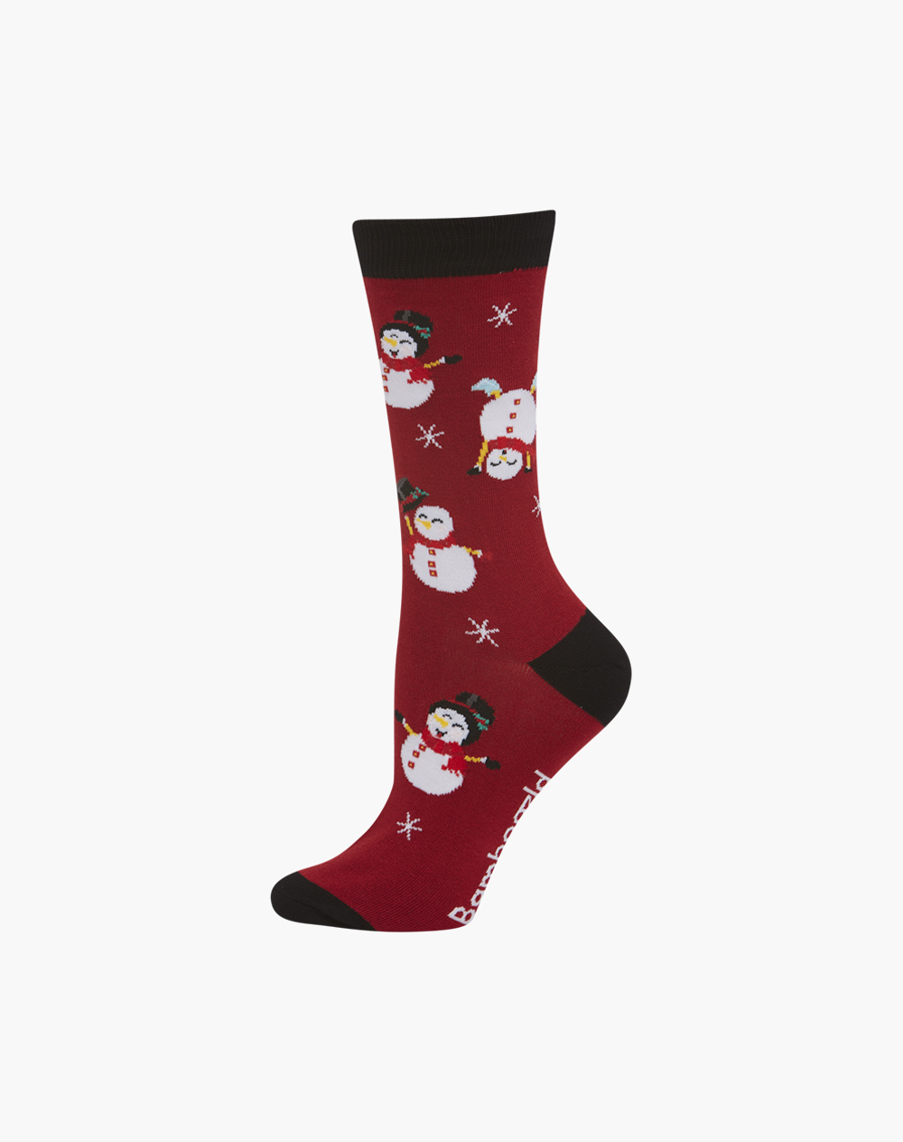 WOMENS CHEEKY SNOWMAN BAMBOO SOCK