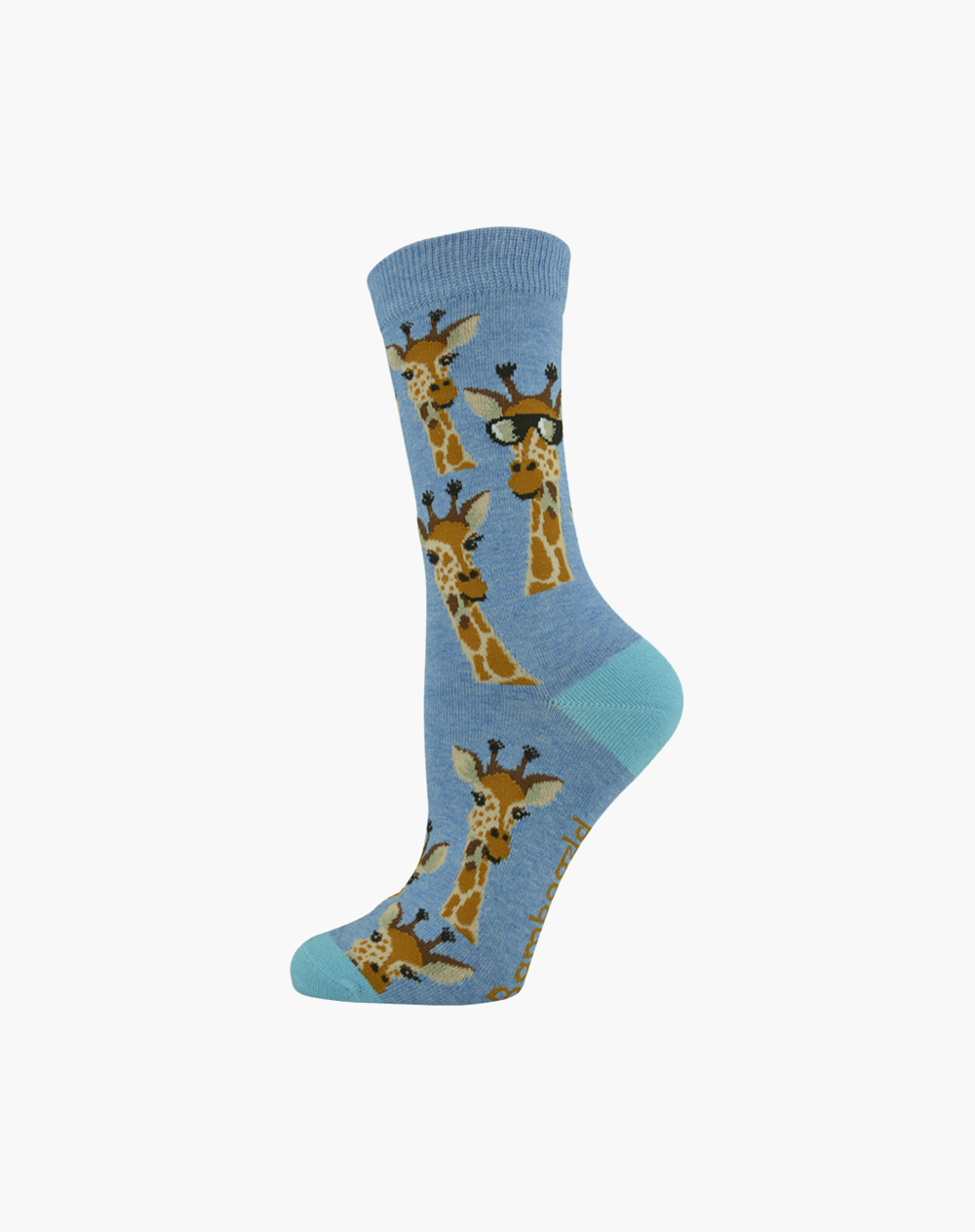 WOMENS GIRAFFE BAMBOO SOCK