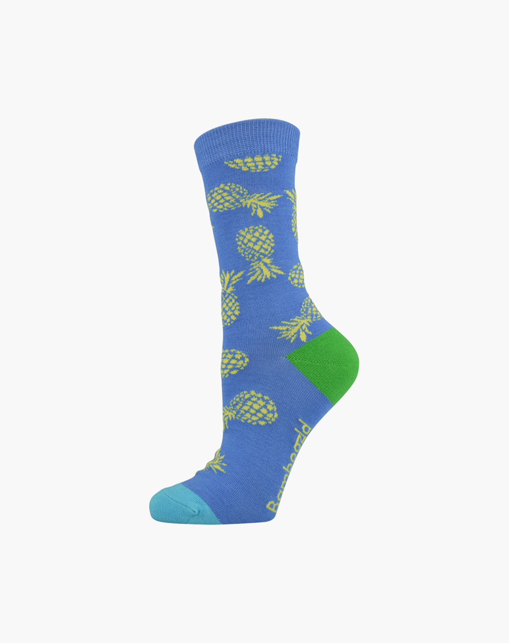 WOMENS TROPICAL PINEAPPLE BAMBOO SOCK