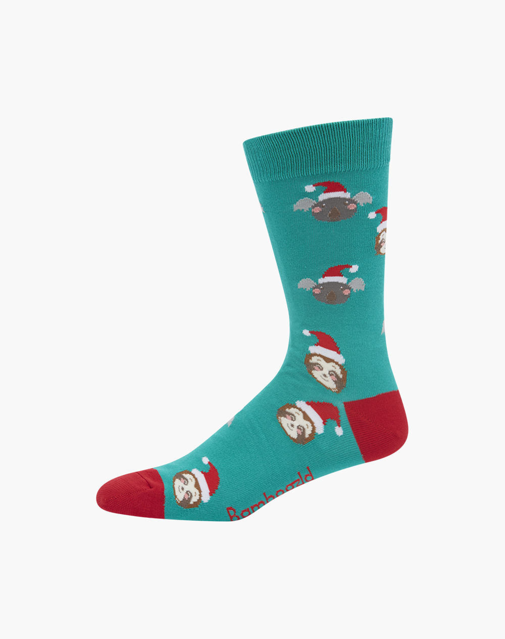 MENS CHRISTMAS HO HO HO BAMBOO SOCK