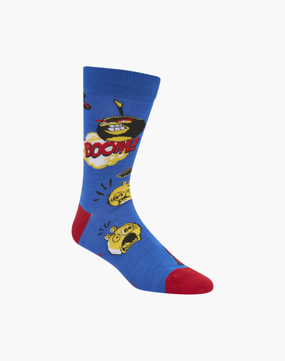 MENS ANGRY BIRDS THE BOMB! BAMBOO SOCK - REG SIZE ONLY