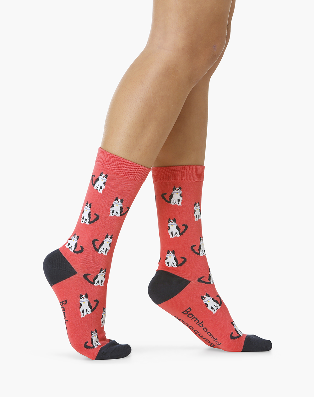 WOMENS CAT LADY BAMBOO SOCK