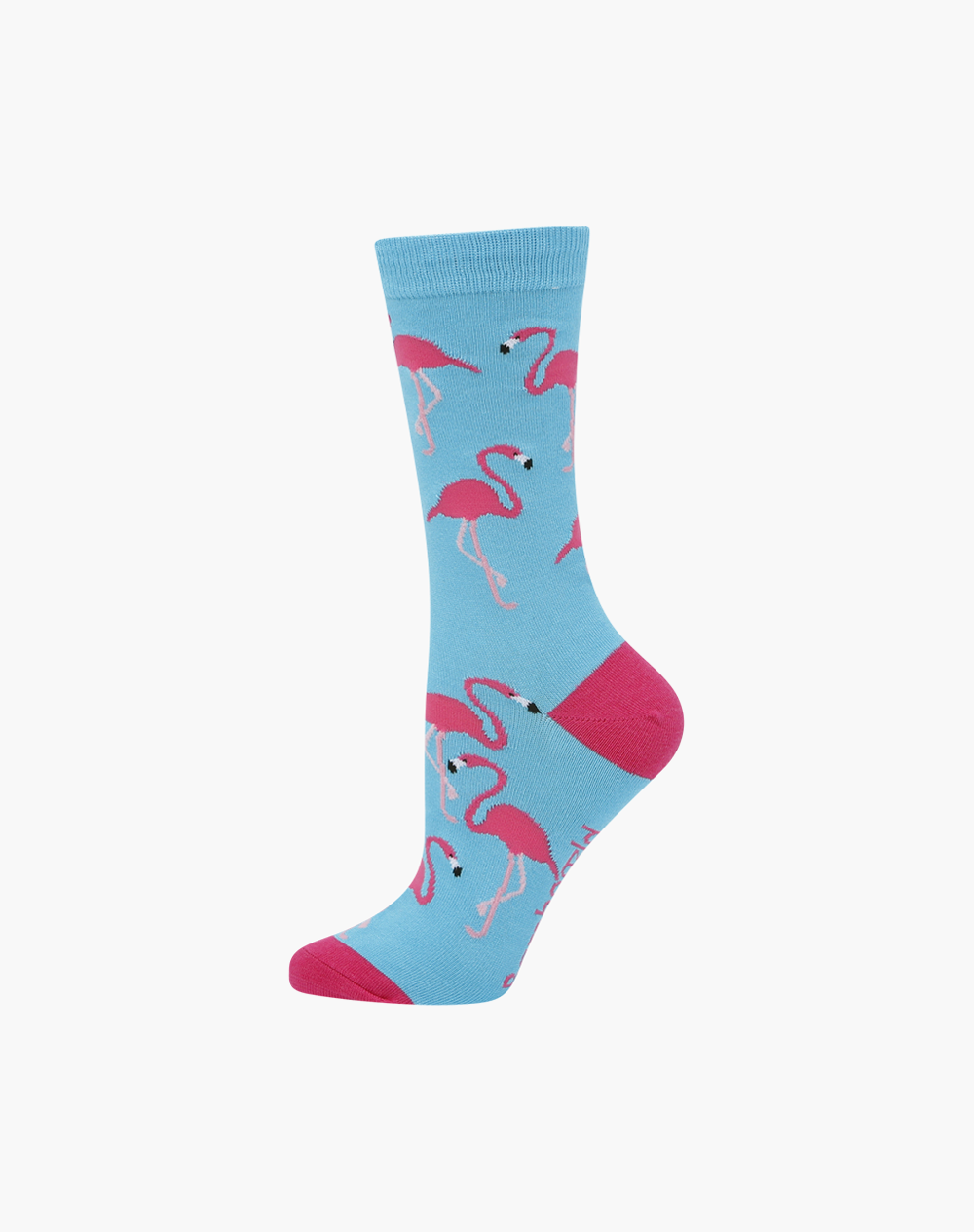 WOMENS FLAMIN FLAMINGO BAMBOO SOCK