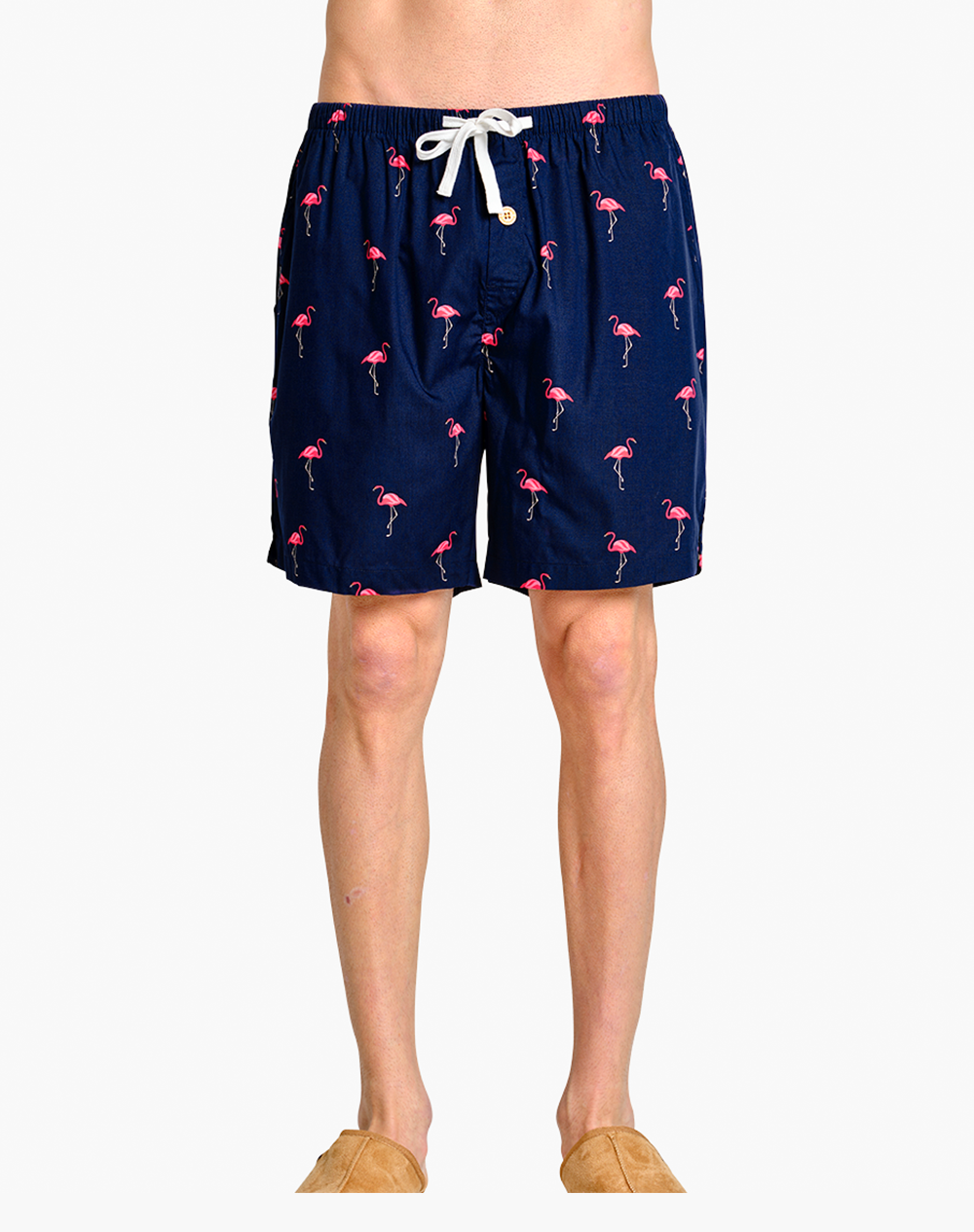 MENS FLAMINGO BAMBOO WOVEN SLEEP SHORT