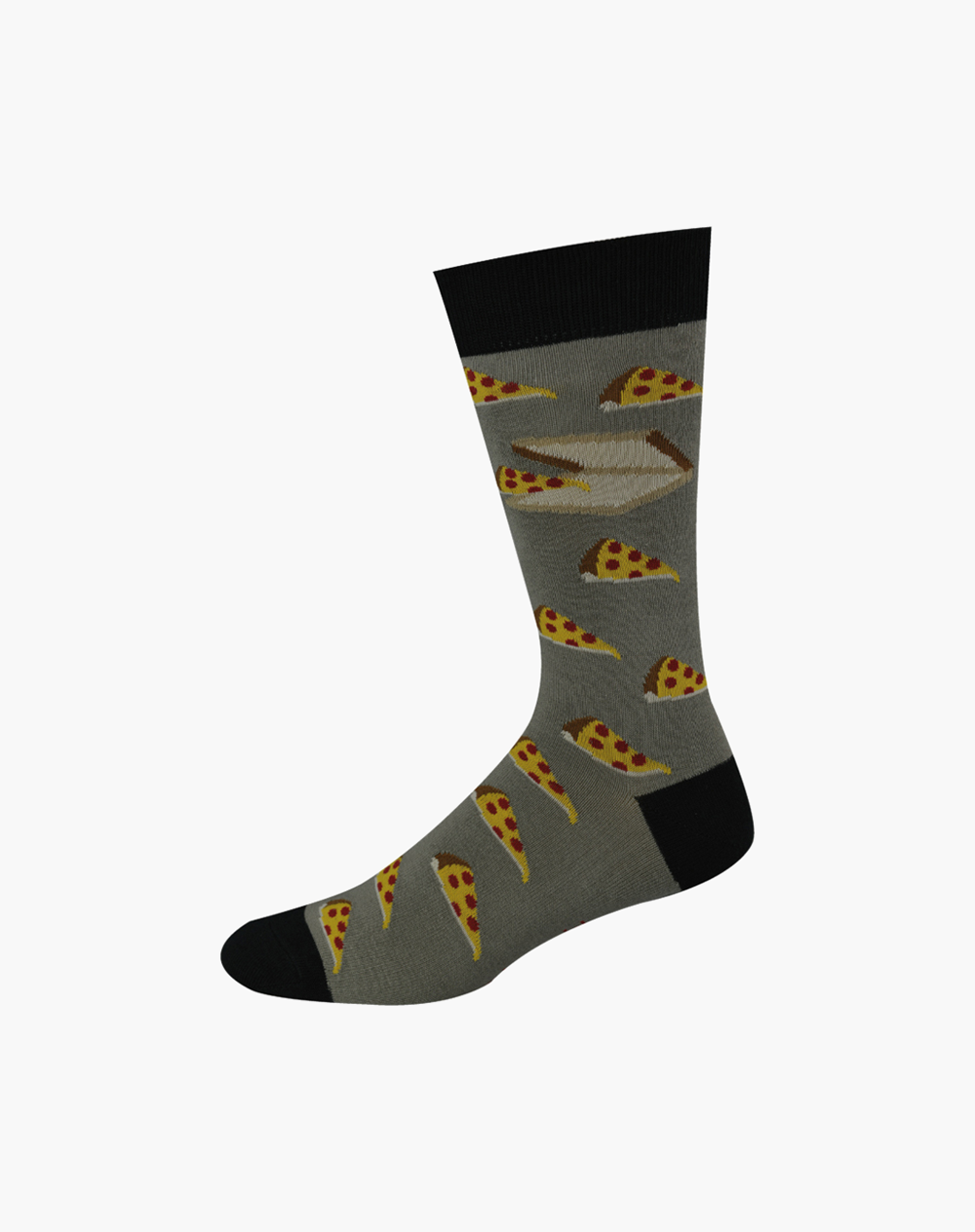 MENS PIZZA BAMBOO SOCK - REG & KING SIZE