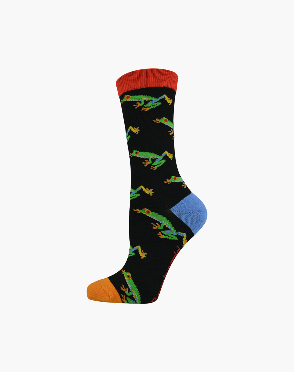 WOMENS RAINFOREST FROG BAMBOO SOCK