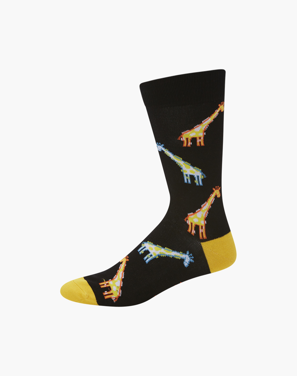 MENS SPOTTED GIRAFFE BAMBOO SOCK