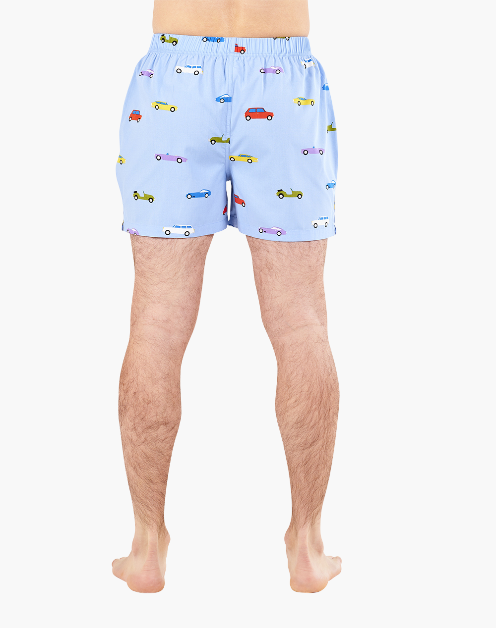 MENS VINTAGE CARS BAMBOO BOXER SHORT