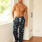 MENS SHARK BAMBOO SLEEP PANT