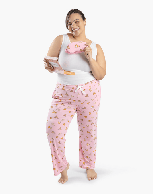 WOMENS CAVOODLES BAMBOO JERSEY SLEEP PANT
