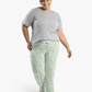 WOMENS FLOWERS BAMBOO JERSEY SLEEP PANT