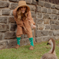 WOMENS BORDER COLLIE BAMBOO SOCK