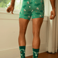 MENS GOLF GREEN BAMBOO TRUNK