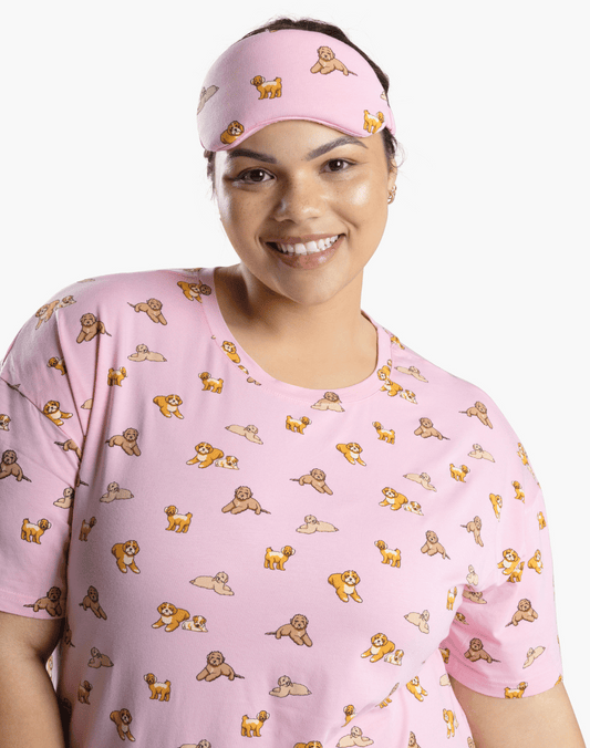 LUXE BAMBOO JERSEY CAVOODLES SLEEP MASK