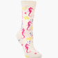 WOMENS SEAHORSE BAMBOO SOCK - NATURAL