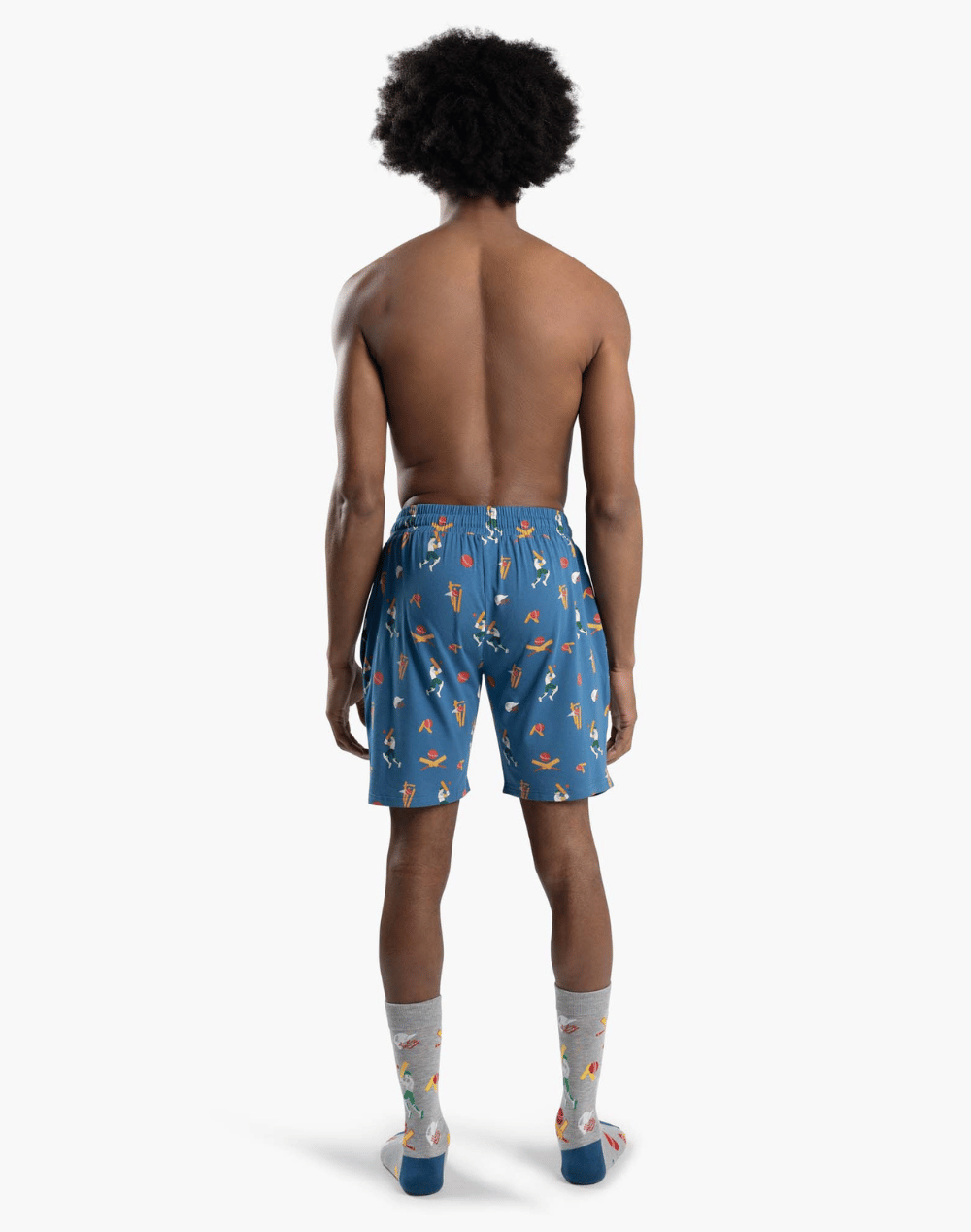 MENS BATSMAN BAMBOO JERSEY SLEEP SHORT Bamboozld
