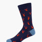 MENS DITSY DEER BAMBOO SOCK