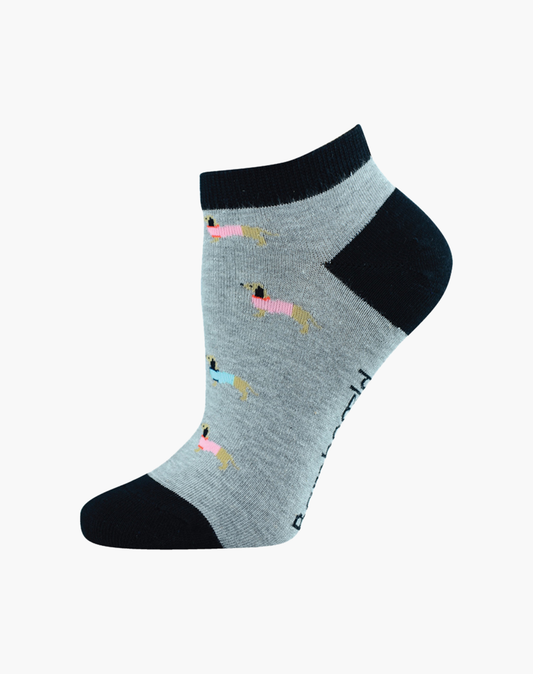 WOMENS SAUSAGE DOG PED SOCK