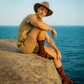 MENS INDIGENOUS AUSTRALIAN PLATYPUS BAMBOO SOCK