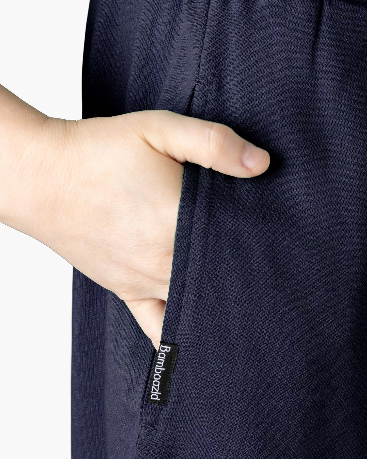 MENS NAVY COMFY BAMBOO JERSEY SLEEP PANT