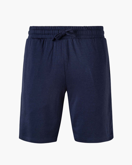 MENS COMFY BAMBOO JERSEY SLEEP SHORT - NAVY