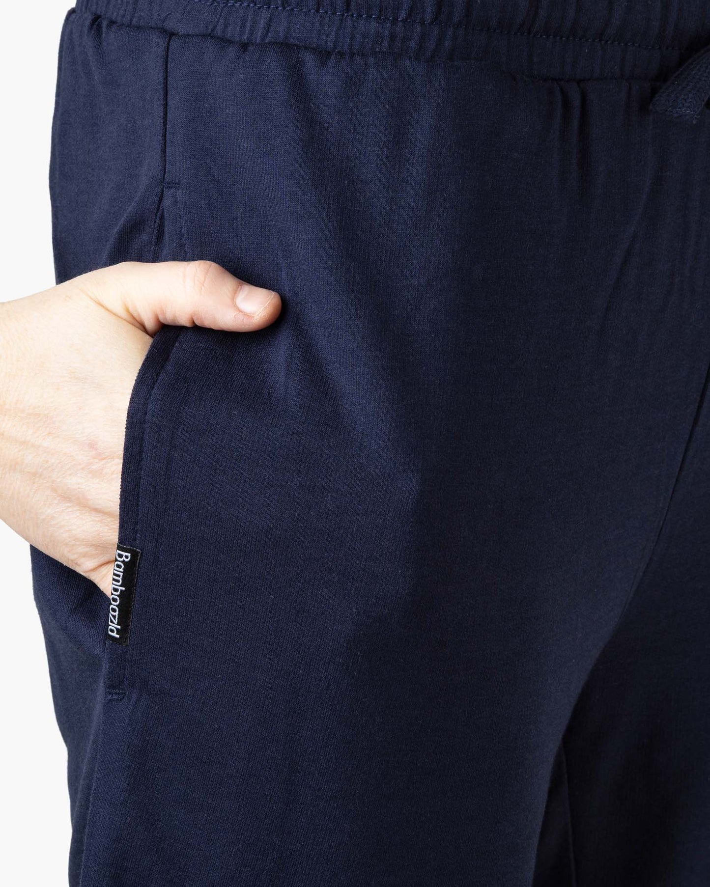 MENS COMFY BAMBOO JERSEY SLEEP SHORT - NAVY