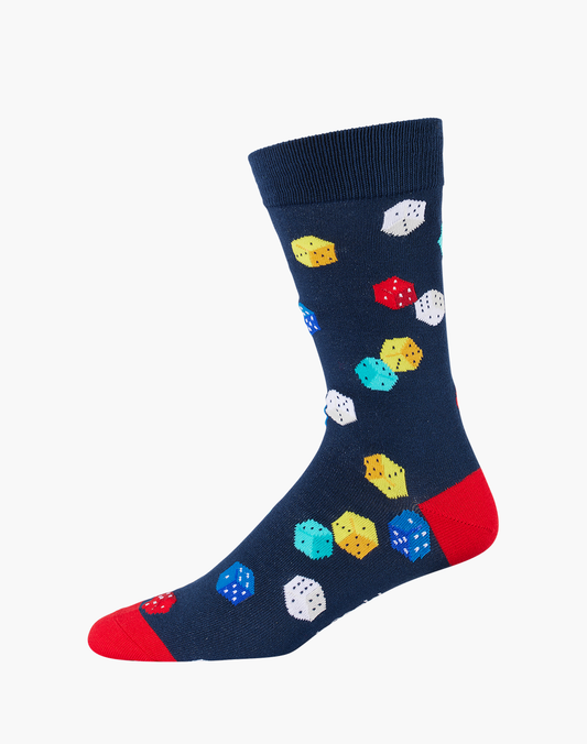 MENS DICE BAMBOO SOCK