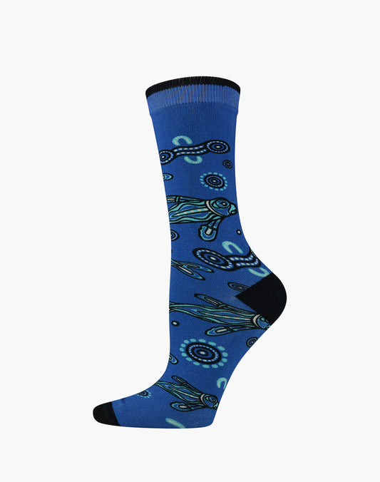 WOMENS NATIVE AUSTRALIAN SEAL BAMBOO SOCKS -  ECO-FRIENDLY