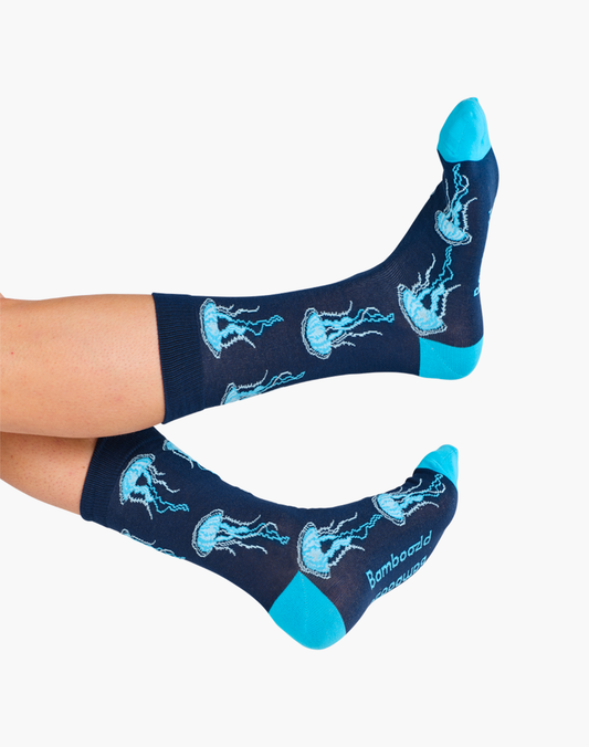 MENS JELLYFISH BAMBOO SOCK