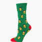 WOMENS QUACKY CHRISTMAS BAMBOO SOCK