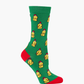 WOMENS QUACKY CHRISTMAS BAMBOO SOCK