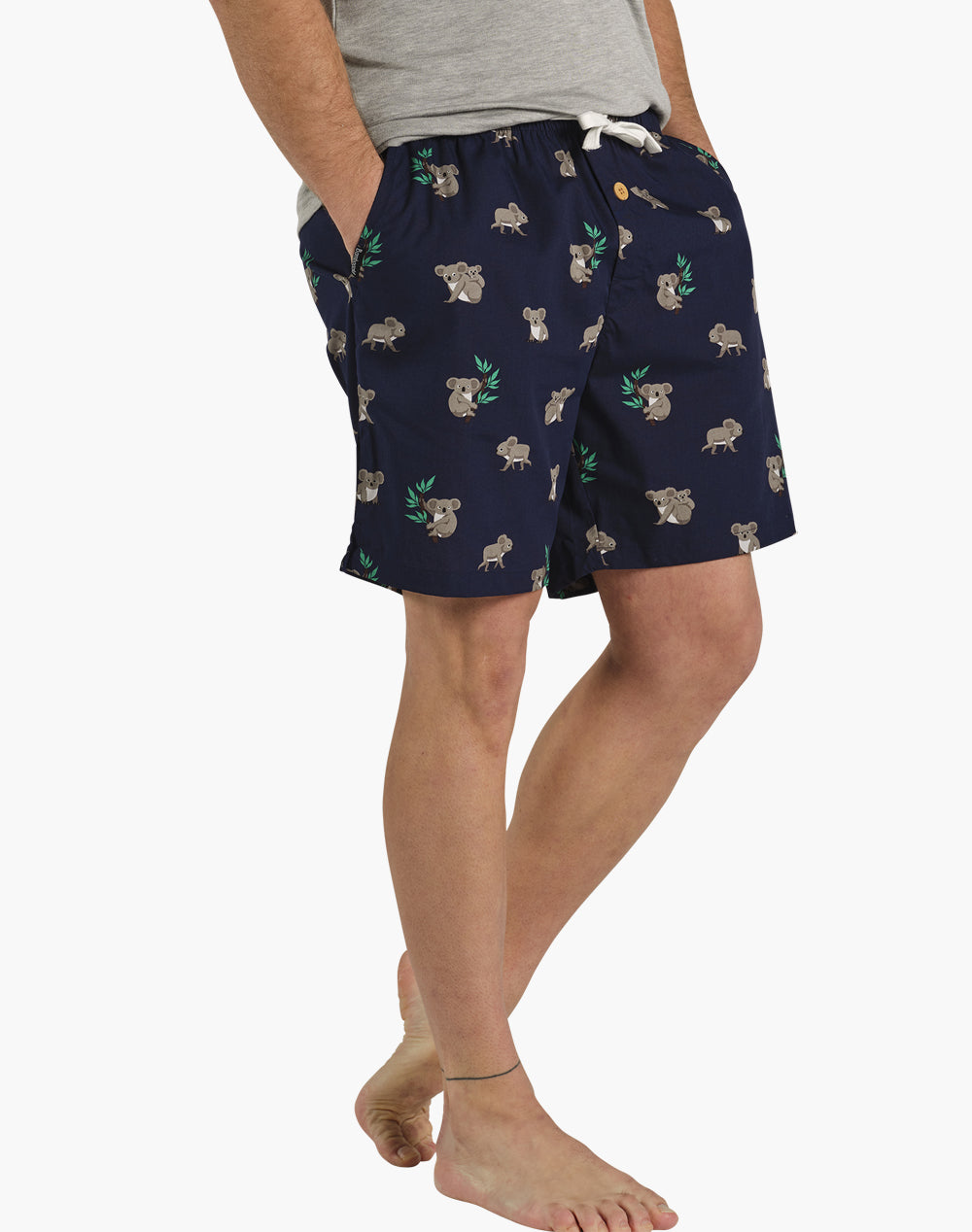 MENS KOALA BAMBOO WOVEN SLEEP SHORT