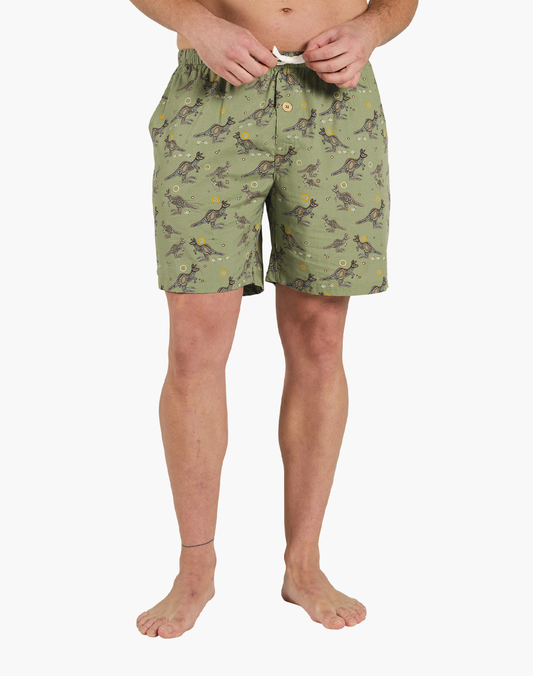 MENS NATIVE KANGAROO BAMBOO SLEEP SHORT