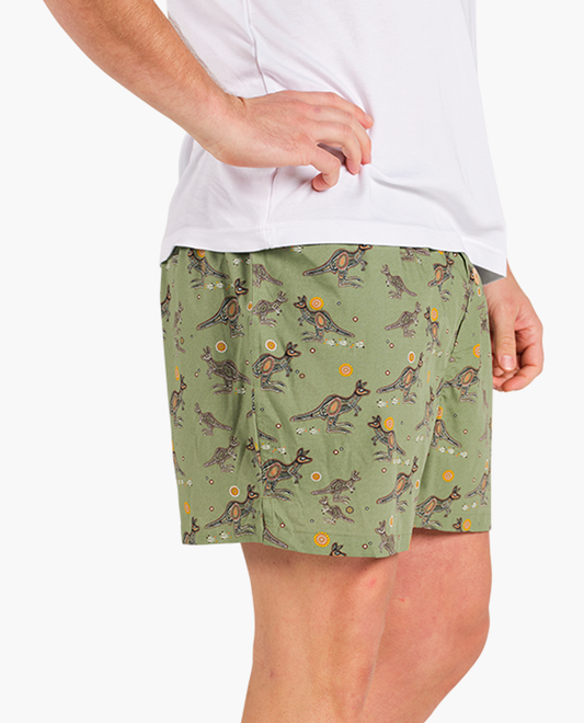 MENS NATIVE KANGAROO BAMBOO BOXER SHORT