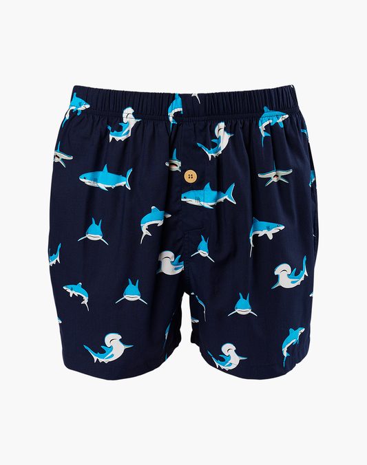 MENS SHARK BAMBOO BOXER SHORT