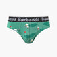 MENS GOLF GREEN BAMBOO BRIEF