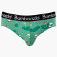 MENS GOLF GREEN BAMBOO BRIEF