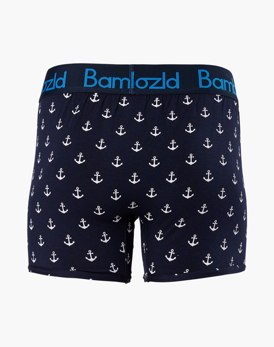 MENS ANCHOR BAMBOO TRUNK - SMALL SIZE ONLY