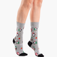 WOMENS XMAS PENGUINS BAMBOO SOCKS