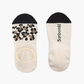 WOMENS CHEETAH SPOTS BAMBOO SECRET SOCK