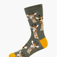 MENS COOL GIRAFFE BAMBOO SOCK