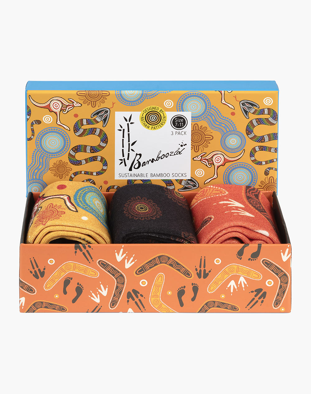 MENS NATIVE AUSTRALIAN DREAMTIME 3PK GIFT BOX