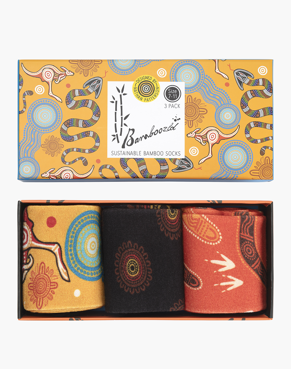 MENS NATIVE AUSTRALIAN DREAMTIME 3PK GIFT BOX