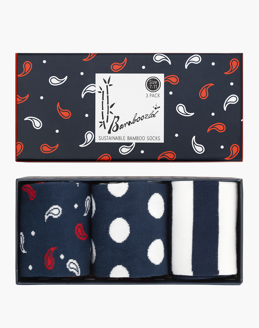 MENS SPOTS AND SPECKS 3PK GIFT BOX