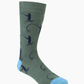 MENS GONE FISHIN BAMBOO SOCK