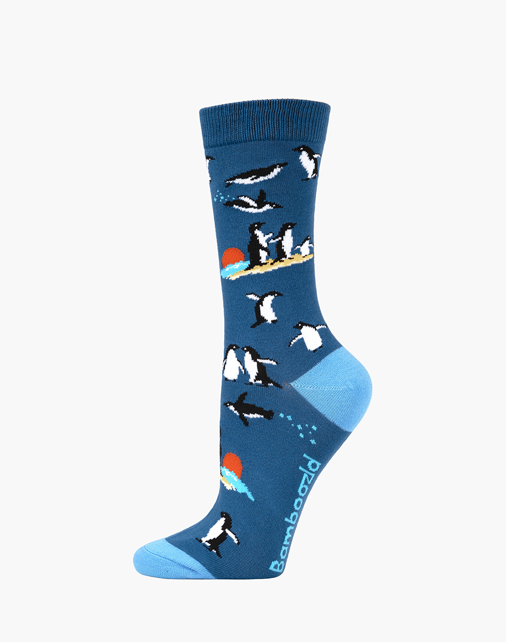WOMENS LITTLE PENGUINS BAMBOO SOCK