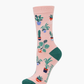WOMENS POT PLANTS BAMBOO SOCK